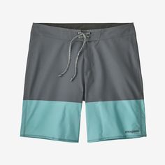 Leveled-up, everyday boardshorts that are built to perform, featuring recycled polyester/spandex fabric with streamlined four-way stretch. These lightweight, quick-drying surf shorts are for the surfer who desires more speed in their maneuvers but isn't opposed to a laidback point break breeze. The outseam is 18. Made in a Fair Trade Certified™ factory. Outdoor Swim Trunks In Recycled Polyester, Recycled Polyester Swim Trunks With Built-in Shorts For Beach, Summer Swim Trunks In Recycled Polyester For Outdoor Activities, Patagonia Beach Bottoms With Built-in Shorts, Patagonia Moisture-wicking Shorts For Outdoor Activities, Moisture-wicking Four-way Stretch Swimwear For Surfing, Patagonia Outdoor Moisture-wicking Shorts, Moisture-wicking 4-way Stretch Swimwear For Surfing, Patagonia Moisture-wicking Summer Bottoms