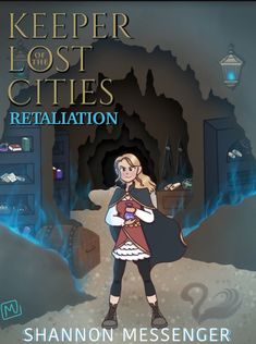 the cover for keeper of lost cities, with an image of a woman holding a bag