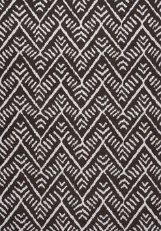 a black and white pattern on fabric