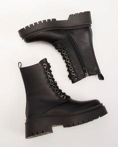 NOT ELIGIBLE FOR DISCOUNT. Comfort and style go hand in hand in this utilitarian inspired Frances Side Zip Combat Boots; perfect for the colder seasons or as a statement piece for your next festival or fall event. ● Heel Height: 1.95" ● Material: Upper: 100% PU Lining:100% Polyester Outsole: Thermoplastic PU ● Utilitar Western Wear Dresses, Fall Events, Dresses By Length, Black Friday Shopping, Hand In Hand, Cold Season, Wrap Sweater, Sweater And Shorts, Denim Pant