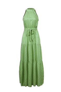 Floral Print Halter Strapless Long Dress Strapless Green Sleeveless Dress For The Beach, Green Strapless Dress For The Beach, Strapless Green Halter Dress For Summer, Green Strapless Maxi Dress For Summer, Casual Midi Dresses, Summer Long Dress, Yellow Sundress, Strapless Long Dress, Women Cotton Dress