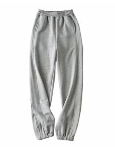 548697 Gray Sporty Bottoms For Winter, Gray Sporty Winter Bottoms, Gray Sports Bottoms For Fall, Sporty High-waist Sweatpants For Fall, Gray High-waist Sportswear Pants, Gray High Waist Sportswear Pants, High Waist Gray Sportswear Pants, Trendy Gray Sports Pants, Casual High-waist Winter Activewear