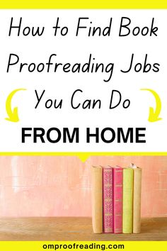 How to Find Book Proofreading Jobs You Can Do from Home Wfh Jobs, Resume Business, Job From Home, Money Penny, Wfh Job, Earn Extra Money Online, Business Ebook