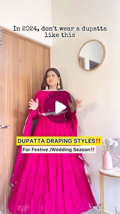 Dupatta Drape With Belt, How To Drape Duppata For Lehenga, Saree Style Dupatta Draping, Dupatta Draping Styles With Kurti, Silk Duppata Draping Style On Lehanga, Attached Dupatta Dress, Latest Dupatta Draping Styles, Duppata Draping Style On Lehanga, Dupatta On Gown