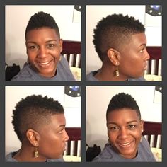 Tapered twa Twa Mohawk, Short Black Natural Hairstyles, Mohawk Hair, Natural Haircuts, Natural Hair Haircuts, Black Hair Short Cuts