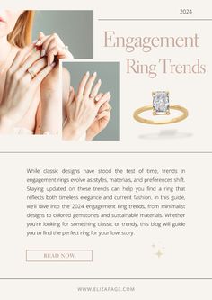 the engagement ring trend is here