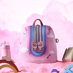 Pink Creative Cartoon Kids Backpack Girl Backpacks School, Kids Backpack, Blue Backpack, School Bags For Kids, Pink Backpack, Girl Backpacks, Cool Cartoons, Kids Backpacks