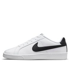 Nike Court Royale 'White Black' 749747-107 (SNKR/Skate/Casual/Low Top) Classic Summit White Sneakers For Streetwear, Classic Skate Shoes For Sports, Nike Casual Skate Shoes, Classic White Skate Shoes For Sports, Classic Summit White Sneakers For Sports, Nike Court Royale, Shoe Collection, Low Top, White Black