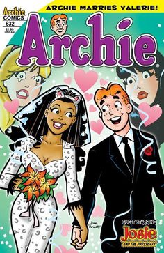 the cover to an adult comic book with two brides and one man holding hands