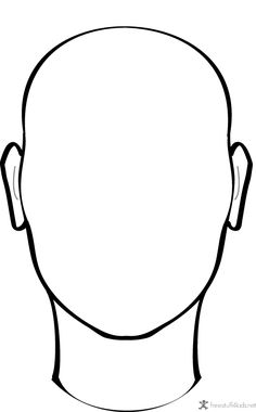 blank face to draw on Face For Drawing, Face To Draw, Head Outline, Blank Face, Hair Stenciling, Face Outline, Hair Clipart, Face Template, Makeup Face Charts