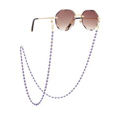 "Material: 18K Gold Plated Name:Bead Glasses Chain Theme:Evil Eye Color: Bule Length: 31.5\" Shape:Evil Eye Beads Item No.:AWW-XJ1079 Occasion / Style: Stylish, Trendy, Classic, Casual, Simple, Vacation, Work Gift idea: Great Gift for mom, wife, girlfriend, daughter, girls, teen, friends on Valentine's Day, Mother's Day, Graduation, Birthday, Christmas, Easter, Anniversary Note:Actual colors of any item or chains may slightly differ from screen to screen due to the screen resolution. We take our Adjustable Gold Glass Chain For Glasses, Adjustable Glasses Chains For Parties, Trendy Gold Chain Glasses Chain For Parties, Trendy Party Glasses Chains With Gold Chain, Adjustable Party Glasses Chains With Chain Strap, Party Glasses Chains With Gold Chain, Beaded Metal Glasses Chains For Party, Metal Beaded Glasses Chains For Party, Elegant Glass Glasses Chains For Beach