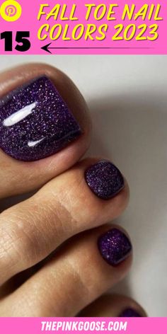 15 Trendy Fall Toe Nail Colors for 2023 Best Nail Colors For September, Fun Toe Nail Colors, Halloween Toenail Ideas, Winter Toenail Colors, Fall Toes Colors, Pedicure Ideas Fall Toenails, Fall 2024 Pedicure Colors, Fall Toenail Colors, September Pedicure Colors