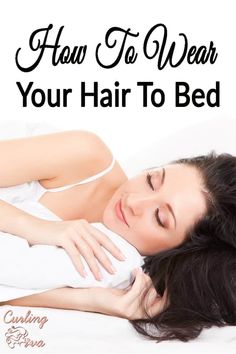 Cute Bed Time Hairstyles, Hairstyles For Bedtime Sleep, Curly Hair Daily Hairstyles, Night Time Hairstyles Sleep Long Hair, Good Hairstyles To Sleep In, Bed Time Hairstyles Sleep, Nighttime Hair Routine, How To Do Your Hair For Bed