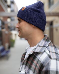 Introducing the HAAKWEAR Cuffed Beanie, the perfect accessory for men, women, and teens! This beanie is proudly made in the USA, crafted to cater to your sense of individuality. Stay warm and stylish with its modern design, while the cuffed feature adds a touch of versatility to adapt to your personal style. Made with the utmost attention to detail, this beanie provides warmth and coziness whether you're hitting the slopes or strolling through the city. Features:One Size Fits MostUnisex DesignVe Navy Casual Hat For Fall, Navy Casual Fall Hats, Urban Cotton Beanie Hat, Casual Beanie For Everyday Wear, One Size Fits Most, Casual Fitted Beanie For Everyday, Casual Cotton Beanie, Blue Fitted Casual Beanie, Fitted Cotton Casual Beanie, Casual Everyday Fitted Beanie