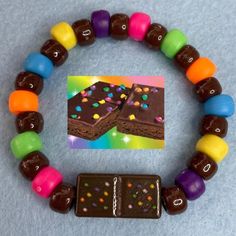 Kandi Bracelet Ideas, Candy Bracelets, Kandi Beads, Cosmic Brownies