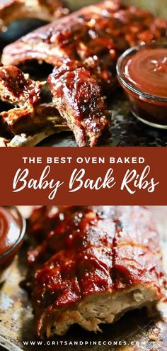 the best oven baked baby back ribs with bbq sauce