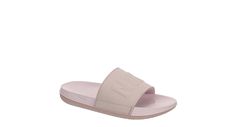 NIKE Womens Off Court Slide Sandal - PALE PINK Nike Casual Sandals For Summer, Nike Casual Summer Sandals, Spring Nike Comfortable Sandals, Nike Casual Sandals For Spring, Nike Casual Summer Slides, Nike Sandals For Summer Sports, Casual Nike Sandals For Spring, Comfortable Sports Sandals For Spring, Nike Sandals For Spring Sports