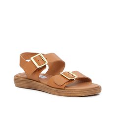 Steve Madden-Amica Sandal Complete casual looks by pairing them with a timeless yet stylish shoe option. The Amica sandals from Steve Madden feature a classic silhouette that is crafted with high quality leather and a chic buckle detail. Trending Handbags, Cute Sandals, Athletic Sneakers, Sneaker Shopping, Stylish Shoes, Stacked Heel, Mom Style, High Quality Leather, Kids Bags