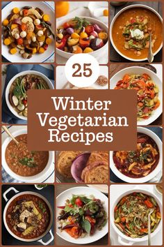 25 winter vegetarian recipes that are delicious and easy to make