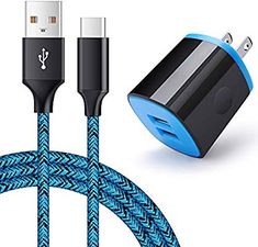 the blue and black cables are connected to each other