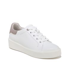 Naturalizer-Morrison 2.0 Platform Sneaker You'll love the tennis styling of the Morrison 2.0 platform sneaker by Naturalizer. Made of leather, this lace-up sneaker stands on a platform sole for that elevated style. Contour+ Comfort technology offers daylong comfort and an impressive fit. White Leather Lace-up Wedge Sneakers, White Lace-up Leather Wedge Sneakers, White Leather Wedge Sneakers With Perforated Toe Box, White Low-top Leather Wedge Sneakers, Spring Leather Chunky Sneakers With Cushioned Footbed, Trending Handbags, Keds Style, Michael Kors Fashion, Summer Handbags