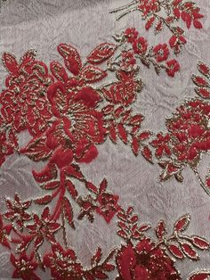 A beautiful, red and gold, floral brocade fabric. It is great for apparel, drapery, and much more. High quality. Sold by the yard. (1 yard= 36 in.) Width is 60 in. All orders will be cut in one continuous piece. Free shipping in US. For any large or wholesale orders, message us. Thank you for your time and business! Luxury Red Embroidered Fabric With Gold Embroidery, Luxury Red Embroidered Fabric For Festive Season, Luxury Red Brocade Embroidered Fabric, Festive Red Brocade Fabric, Elegant Red Fabric For Festive Occasions, Red Gold Embroidered Fabric For Wedding, Festive Red Fabric With Gold Embroidery, Red Embroidered Fabric With Gold Detail For Wedding, Red Gold-embroidered Fabric For Wedding