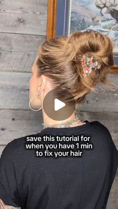 SAVANNAH MOORE || 🩷🩶 on Instagram: "The easiest claw, especially on a dirty hair day! Works great on fine or thin hair as always 💕
•
•
•
•
•
•
#finehairstyles #thinhairtutorial #mediumlengthhairstyles #easyhairstyles #hairstyleoftheday #beginnerhairstyles #hairideasforwomen #hairidea #hairtutorialforbeginners #clawcliphairstyle #cutelazyhairstyles" Cute Lazy Hairstyles, Hair Dos, Hair Day, Savannah, Hair Tutorial, Easy Hairstyles, Hair Makeup