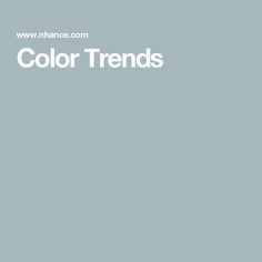 the words color trends are in white on a blue background