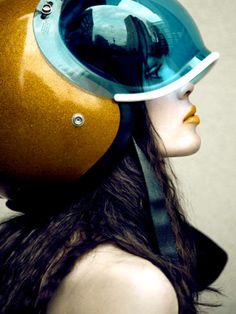 a mannequin with a helmet on it's head