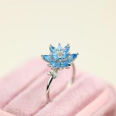 Lotus flower is specially made to finger size upon order as 925 sterling silver or 14k gold upon order. Flowers Engagement, Lotus Flower Jewelry, Lotus Ring, Meditation Rings, Finger Rings, Flower Ring, Stackable Rings, Lotus Flower, Cute Jewelry