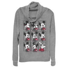 Who knew that dressing "mousey" could be so cute!? Celebrate Walt Disney's most iconic character and all his beloved friends with these new officially licensed Mickey Mouse & Friends styles for the whole family! All your favorites like Mickey Mouse, Minnie Mouse, Goofy, Pluto, Donald Duck, and more are featured across these adorable Disney designs that are perfect for your next trip to Disneyland! This delightful Mickey Mouse & Friends apparel will capture everyone's heart, becoming a cherished Graphic Print Tops For Disney Fan Events In Winter, Disney Long Sleeve Fan Merchandise Tops, Funny Fan Merchandise Tops With Long Sleeves, Funny Long Sleeve Fan Merchandise Top, Funny Long Sleeve Tops For Fan Merchandise, Graphic Material, Disney Designs, Cowl Neck Sweatshirt, Show Love