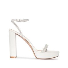 New Size 39 $1495 Details Gianvito Rossi Embellished-Strap 85mm Platform Sandals Gianvito Rossi Showcases Its Bold Style With These Sandals. Sat Atop A Platform Sole And High Block Heel, The Pair Boasts An Optic White Colourway Offset By Crystal-Embellished Straps. Made In Italy Highlights White Leather Crystal Embellishment Open Toe Buckle-Fastening Ankle Strap Platform Sole 85mm Block Heel Composition Outer: Leather 100% Lining: Leather 100% Sole: Leather 100% Luxury Embellished Ankle Strap Heels, Leather Ankle Strap Heels With Rhinestones, Luxury Ankle Strap Heels With Rhinestones, Leather Heels With Rhinestones And Ankle Strap, Leather Heels With Rhinestones For Events, Luxury Rhinestone Block Heel Heels, Luxury Rhinestone Block Heels, Luxury Block Heel Heels For Events, Sparkle Heels