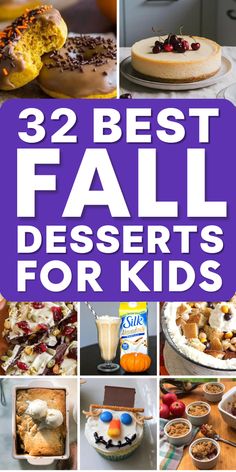 the best fall desserts for kids