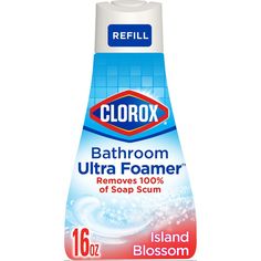 clorox bathroom ultra foamer removes 10x soap in 1 - wipes