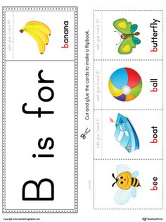 a printable bookmark for the letter b is for bees and other things that are in