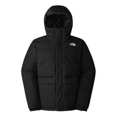 THE NORTH FACE Himalayan Padded Jacket 'Black' NF0A81SF-JK3 The North Face Puffer Outerwear For Outdoor, The North Face Hooded Techwear Outerwear, Black Outerwear With Detachable Hood For Hiking, Black Long Sleeve Parka For Hiking, The North Face Techwear Outerwear, Black Puffer Parka For Outdoor Activities, The North Face Techwear Outerwear With Pockets, Black Down Parka For Outdoor Activities, Techwear Outerwear With Pockets By The North Face