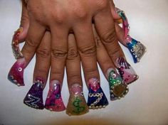 Diy Nail Art, Summer Acrylic Nails, Nail Designs Spring, Nail Polishes, Nail Art Diy