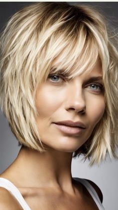 Short Hairstyles For Thinning Hair Over 60, Fine Thick Hair Styles, Choppy Bob Straight Hair, Mom Cut Thick Hair, Mom Cut Fine Hair, Thick Layered Hair Medium, Hair Cuts For Thinner Hair 2024, Choppy Bob Hairstyles For Thick Hair, Choppy Bobs For Fine Hair