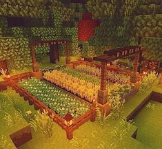 Im in a rush so here Minecraft Farm Ideas, Minecraft Structures, Minecraft Farm, Minecraft Cottage