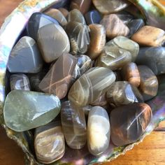 Tumbled Black Moonstone – The Stone to Manifest Your Dreams Mystical Moonstone Ring For Healing With Natural Stones, Healing Labradorite Moonstone Ring, New Moon Magic, Black Moonstone, Manifest Your Dreams, Moon Magic, The Stone, New Moon, Grape Leaves