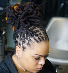 Cornrows Natural Hair, Locs Styles, Beautiful Locs, Dreads Girl, Protective Hairstyles For Natural Hair