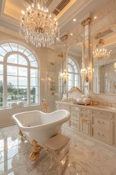 Step Inside Luxury: Elegant Gold & Marble Bathroom Oasis Luxury Bathroom Ideas, Space Experience, Dream Life House, Casas Coloniales, Freestanding Tub, Timeless Luxury, Dream House Rooms