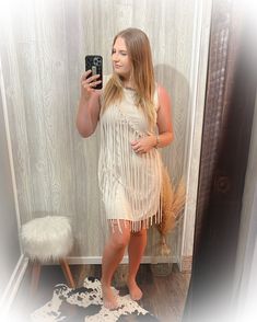 Fringe Dress Western Dress Product Details - Natural color - Super soft - Asymmetrical Fringe - Fits true to size ~ XS 0-2 ~ Small 2-4 ~ Medium 6-8 ~ Large 10-12 ~ XL 14-16 ~ XXL 18-20 Material & Care - 92% Polyester - 8% Spandex - Hand wash cold - Hang dry or lay flat to dry Beige Asymmetrical Dress For Party, Fitted Fringe Mini Dress For Fall, Summer Fringe Dress With Asymmetrical Hem, Spring Asymmetrical Hem Dresses For Night Out, Summer Dresses With Fringe And Asymmetrical Hem, Beige Sleeveless Dresses For Night Out, Beige Sleeveless Dress For Night Out, Sleeveless Beige Dresses For Night Out, Casual Asymmetrical Dress For Fall Party