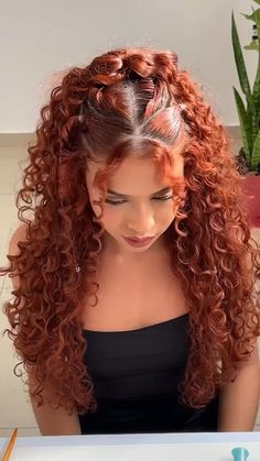 Curly Hair Dos, Κούρεμα Bob, Curly Hair Beauty, Mixed Curly Hair, Curly Hair Videos, Cute Curly Hairstyles, Fishtail Braid, Curly Hair Styles Easy, Hairdos For Curly Hair