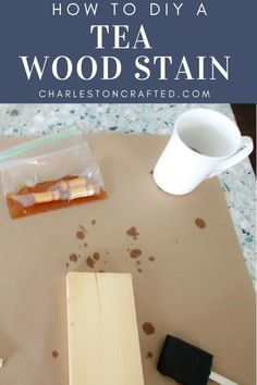 how to diy a wood stain