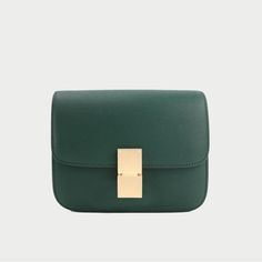 This classic beauty is a must have! Genuine Leather Please note: the maximum number of letters that can be monogrammed is 10. Classic Envelope Bag For Office, Classic Green Square Bag, Classic Green Square Shoulder Bag, Classic Green Crossbody Bag, Classic Green Rectangular Satchel, Classic Business Clutch Flap Bag, Classic Clutch Flap Bag For Business, Classic Business Flap Clutch Bag, Classic Green Shoulder Box Bag