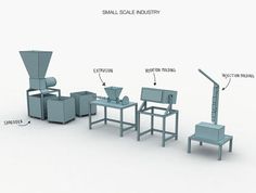 an image of a table and chairs with instructions on how to make them look like they are