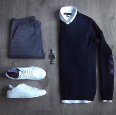 Classy look for the guys! #styleinspiration Outfit Grid, Men Fashion Casual Outfits, Gentleman Style, 가을 패션, Mens Casual Outfits, Men Looks, Stylish Men, Mens Fashion Casual, Mens Clothing Styles