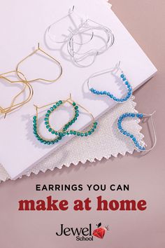 Learn to craft jewelry pieces you’ll adore today! How To Craft, Craft Jewelry, Beads Jewelry