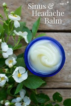 Headache Balm, Undercut Designs, Sinus Headache, Diy Kosmetik, Natural Healing Remedies, Stuffy Nose, Diy Remedies, Natural Therapy